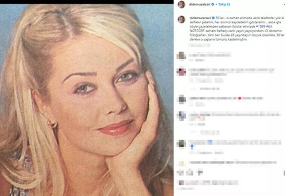 Didem Uzel'den nostaljik paylaşım...